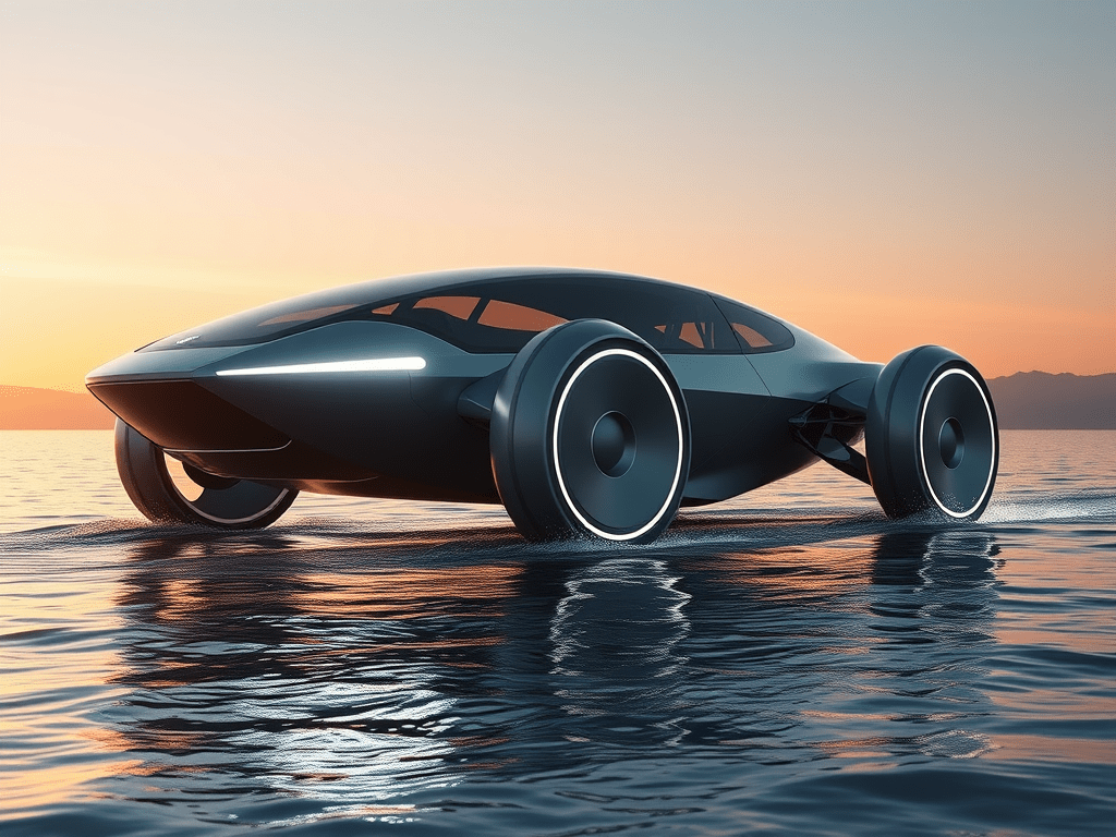 Cuando los coches vuelen o anden por el&nbsp;agua!!!